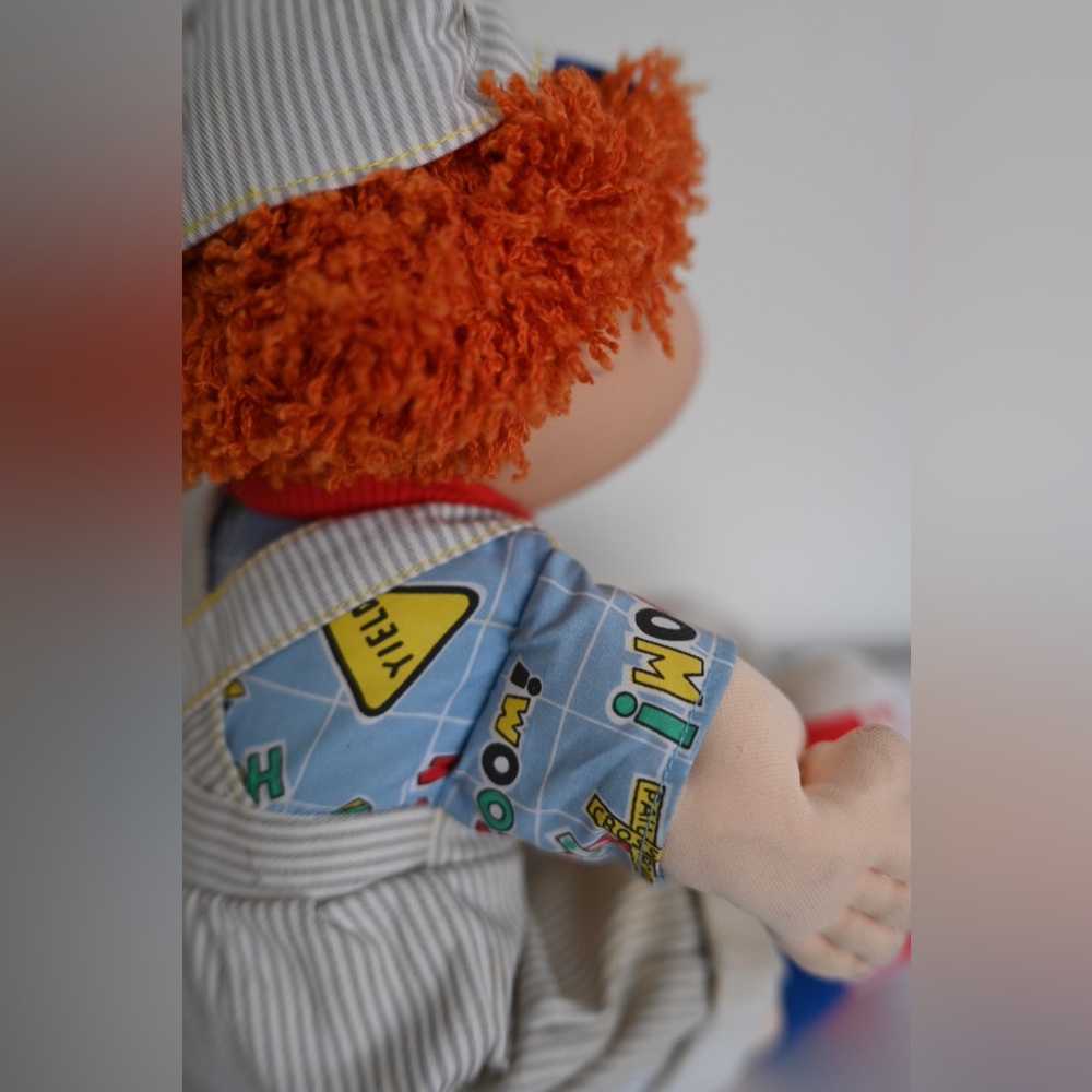 Vintage Cabbage Patch Kid 1990 First Edition Ruff’ N’ Tuff Red Head Hasbro CPK - Picture 8 of 16